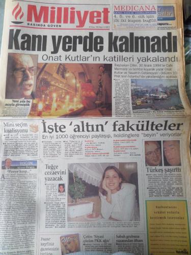 Milliyet Gazetesi 30 Nisan 1995 - Kanı Yerde Kalmadı