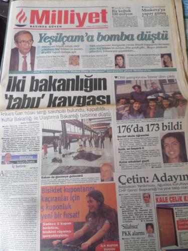 Milliyet Gazetesi 8 Mayıs 1995 - İki Bakanlığın Tabu Kavgası