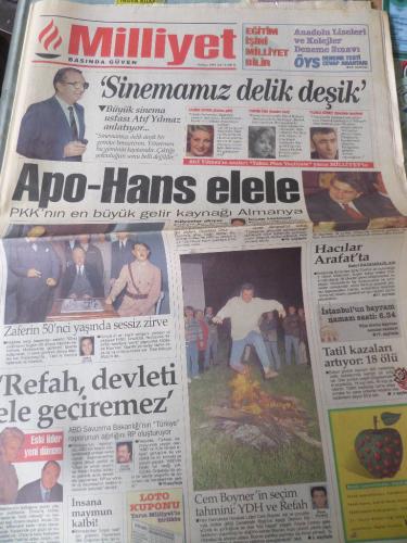Milliyet Gazetesi 9 Mayıs 1995 - Apo-Hans Elele