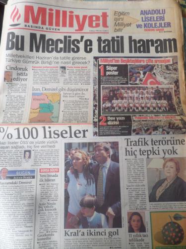 Milliyet Gazetesi 16 Mayıs 1995 - Bu Meclis'e Tatil Haram