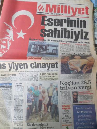 Milliyet Gazetesi 19 Mayıs 1995 - Eserinin Sahibiyiz