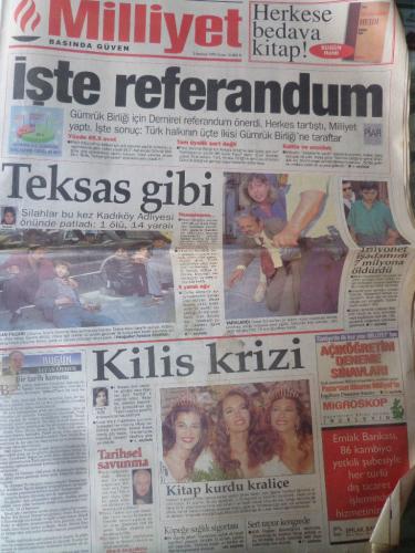 Milliyet Gazetesi 2 Haziran 1995 - İşte Referandum