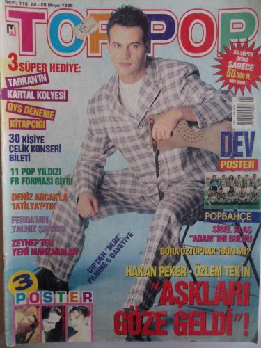 Top Pop Dergisi 1996 / 115 - Poster: Bora Öztoprak, Ferda Anıl Yarkın,