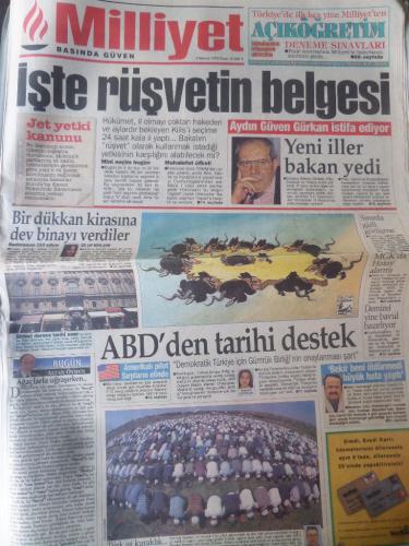 Milliyet Gazetesi 4 Haziran 1995 - İşte Rüşvetin Belgesi