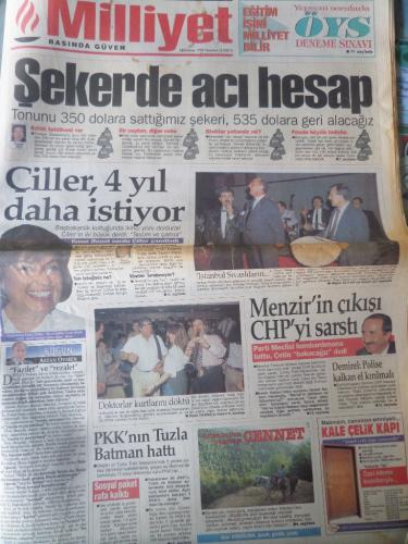 Milliyet Gazetesi 12 Haziran 1995 - Şekerde Acı Hesap