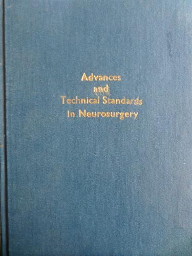 Advances and Technical Standards in Neurosurgery Selim Sağmanlı