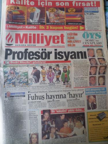 Milliyet Gazetesi 25 Haziran 1995 - Profesör İsyanı