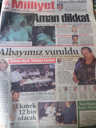 Milliyet Gazetesi 19 Temmuz 1995 - Aman Dikkat