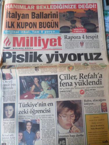 Milliyet Gazetesi 10 Ağustos 1995 - Pislik Yiyoruz