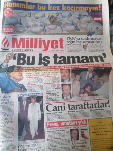 Milliyet Gazetesi 22 Ağustos 1995 - Bu İş Tamam