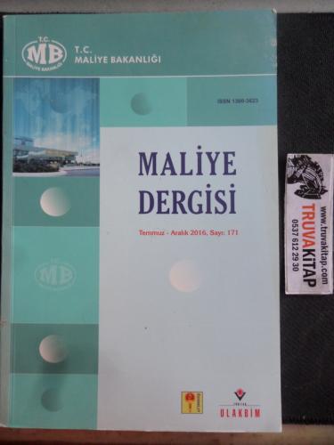 Maliye Dergisi 2016 / 171 Temmuz - Aralık