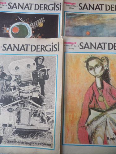 Milliyet Sanat Dergisi 1974 / 90-91-92-94 (4 Adet)