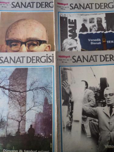 Milliyet Sanat Dergisi 1974 / 107-108-110-111 (4 Adet)