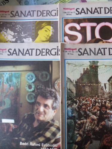 Milliyet Sanat Dergisi 1975 / 150-151-152-154 (4 Adet)