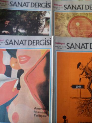Milliyet Sanat Dergisi 1975 / 140-141-143-144 (4 Adet)