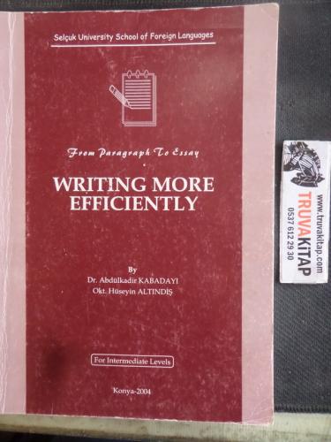Writing More Efficiently