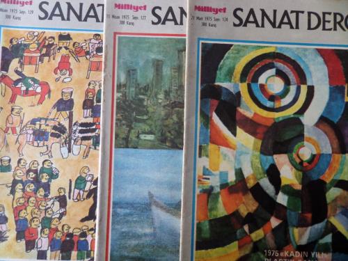 Milliyet Sanat Dergisi 1975 / 124-127-129 (3 Adet)