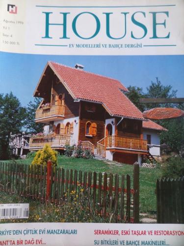 House Ev Modelleri ve Bahçe Dergisi 1996 / 4