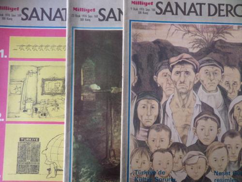 Milliyet Sanat Dergisi 1976 / 166-168-169 (3 Adet)