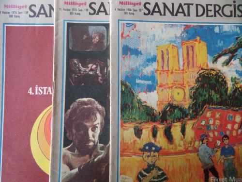 Milliyet Sanat Dergisi 1976 / 187-188-189 (3 Adet)