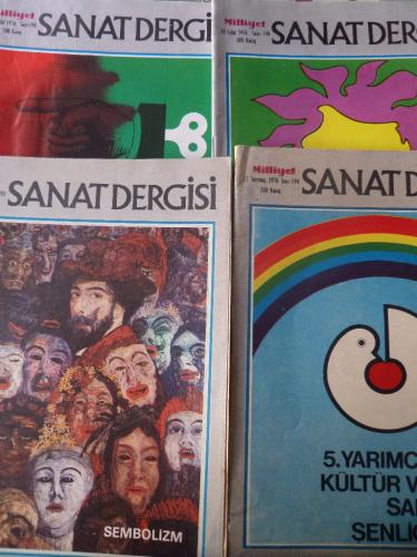 Milliyet Sanat Dergisi 1976 / 194-195-196-198 (4 Adet)