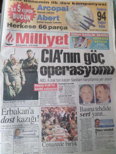 Milliyet Gazetesi 11 Eylül 1996 - CIA'nın Göç Operasyonu