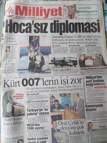 Milliyet Gazetesi 17 Eylül 1996 - Hoca'sız Diplomasi