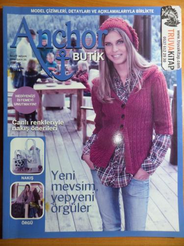 Anchor Butik 2011 / 35 - Canlı Renkleriyle Nakış Örnekleri