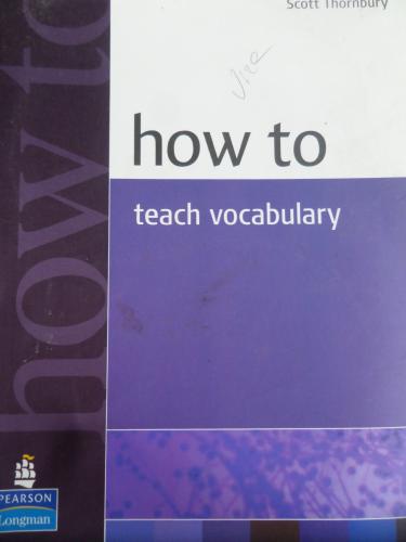 How to Teach Vocaabulary