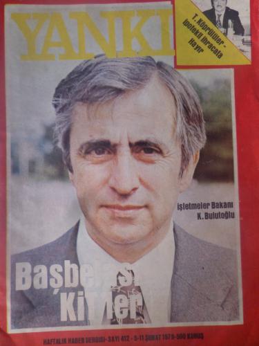 Yankı Haftalık Haber Dergisi 1979 / 412