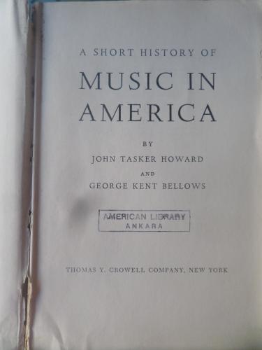 A Short History Of Music İn America