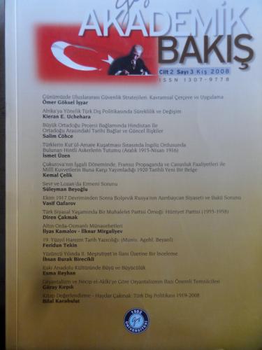Gazi Akademik Bakış 2008 / 3