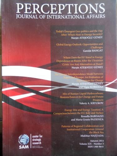 Perceptions, Journal of International Affairs 2014 / 3