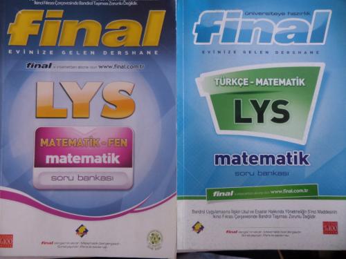 LYS Matematik Soru Bankası Kitapları (2 Adet)