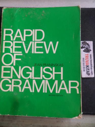 Rapid Review Of English Grammar
