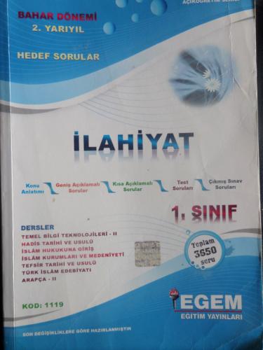 1. Sınıf 2. Yarıyıl İlahiyat Hedef Sorular