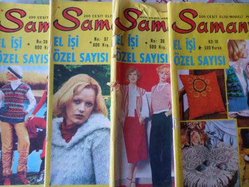 Samanyolu El İşi Dergisi / Sayı 19-36-37-39 (Paftasız)