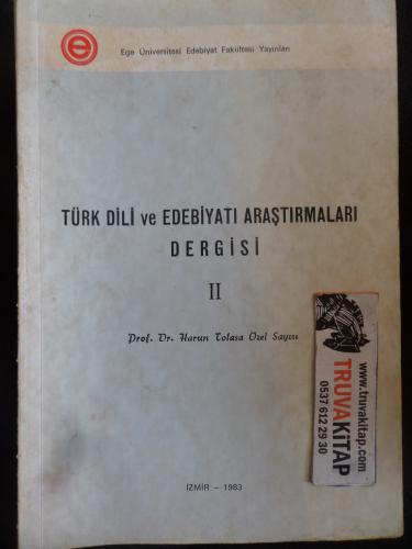 Türk Dili ve Edebiyatı Araştırmaları Dergisi II