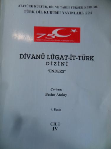 Divanü Lugat-it-Türk Dizini Endeks IV