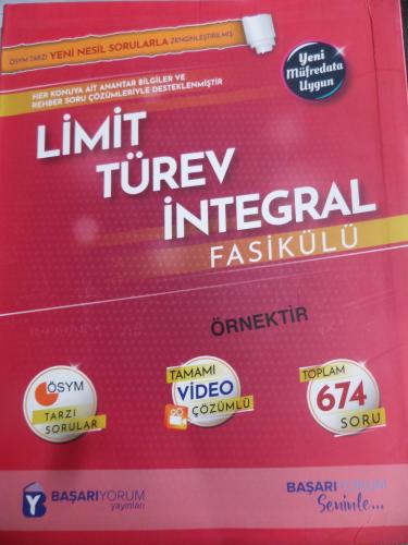 Limit Türev İntegral Fasikülü