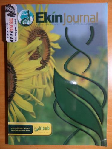 Ekin Journal - Crop Breeding And Genetics / July 2015, Volume 1, No: 2