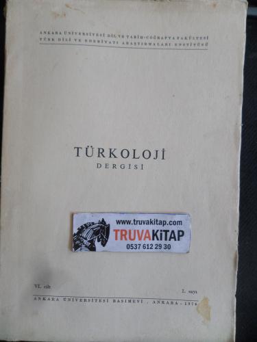 Türkoloji Dergisi VI. Cilt 1. Sayı