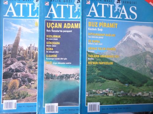 Atlas Dergisi 1996 / 36-40-41 (3 Adet)