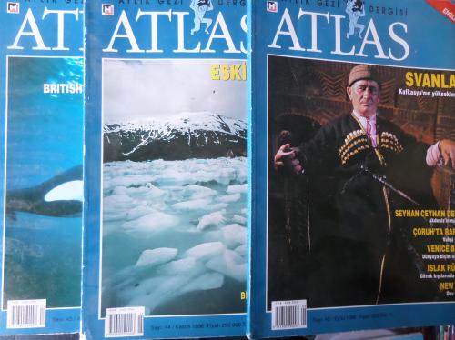 Atlas Dergisi 1996 / 42-44-45 (3 Adet)