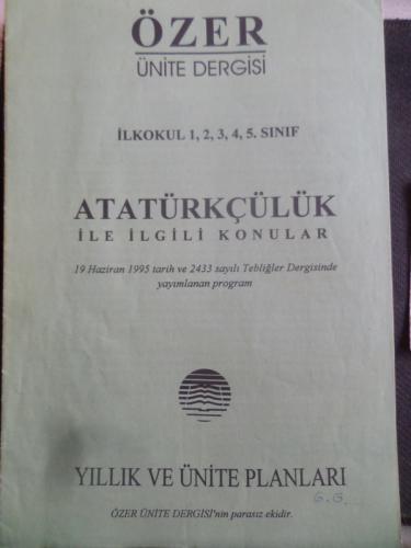 Atatürkçülük İle İlgili Konular