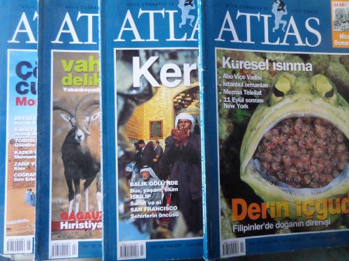 Atlas Dergisi 2002 / 107-108-109-110 (4 Adet)
