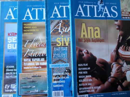 Atlas Dergisi 2005 / 146-147-149-150 (4 Adet)