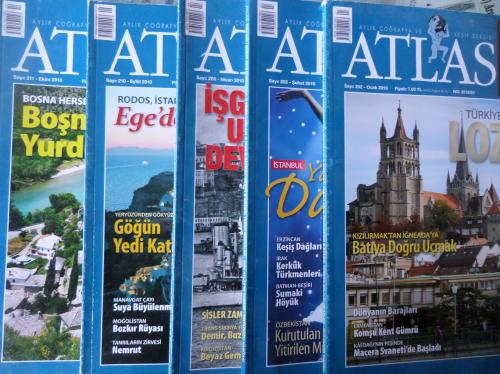 Atlas Dergisi 2010 / 202-203-205-210-211 (5 Adet)