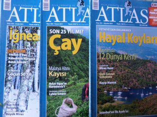 Atlas Dergisi 2011 / 221-224-225 (3 Adet)