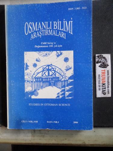 Osmanlı Bilimi Araştırmaları 2006 / 1